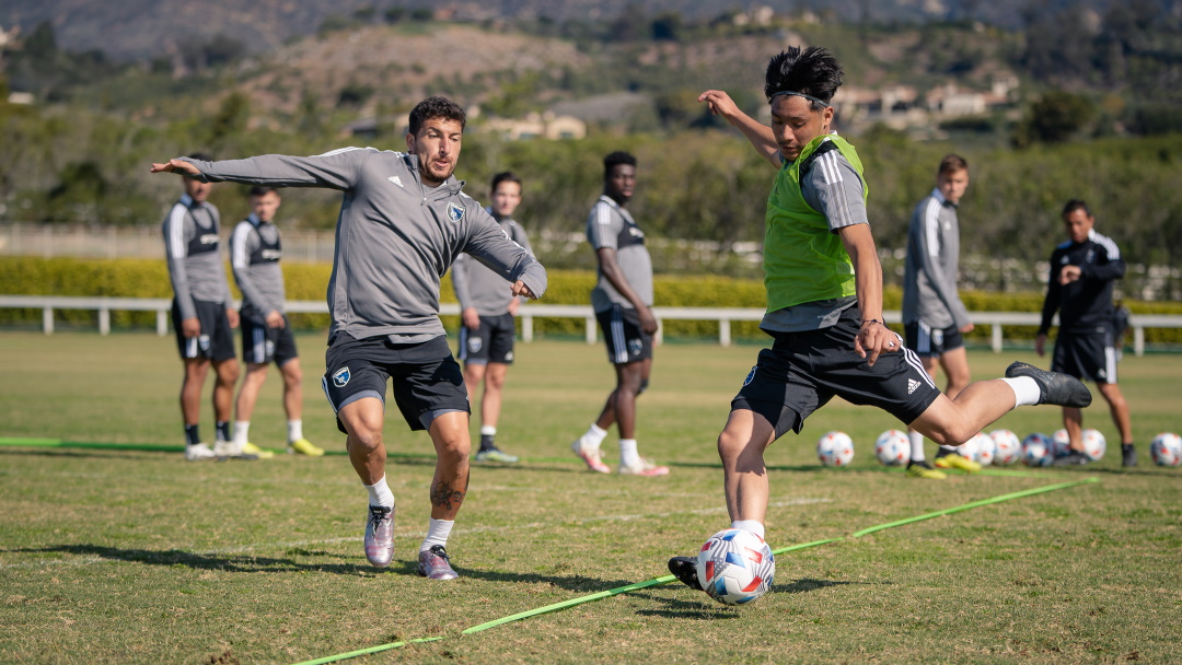 San Jose Earthquakes getting into the swing of preseason training - Center  Line Soccer